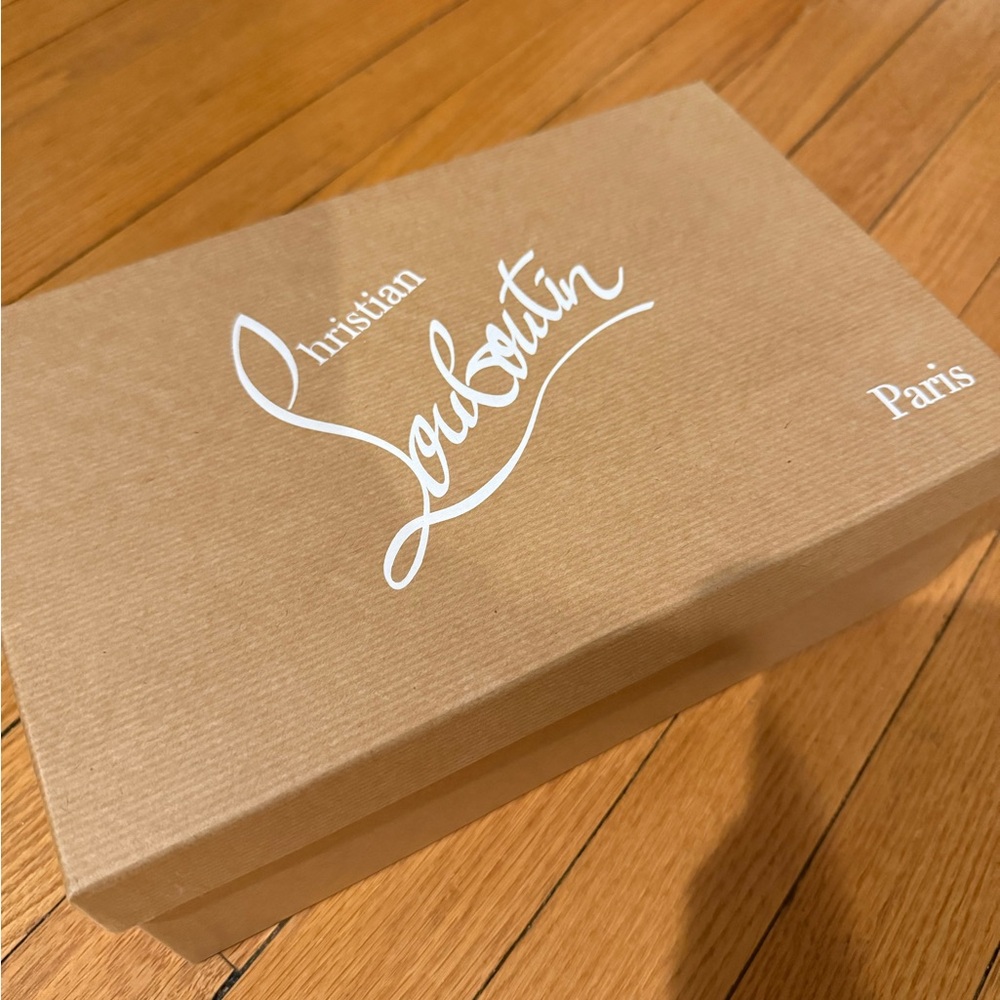Christian Louboutin Tan Shoe Box